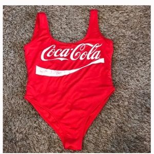 coca cola one piece swimsuit